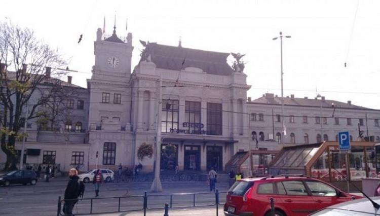 Залізничний вокзал у Брно
