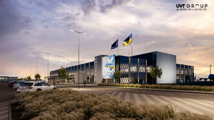 Візуалізація нового терміналу аеропорту Дніпра